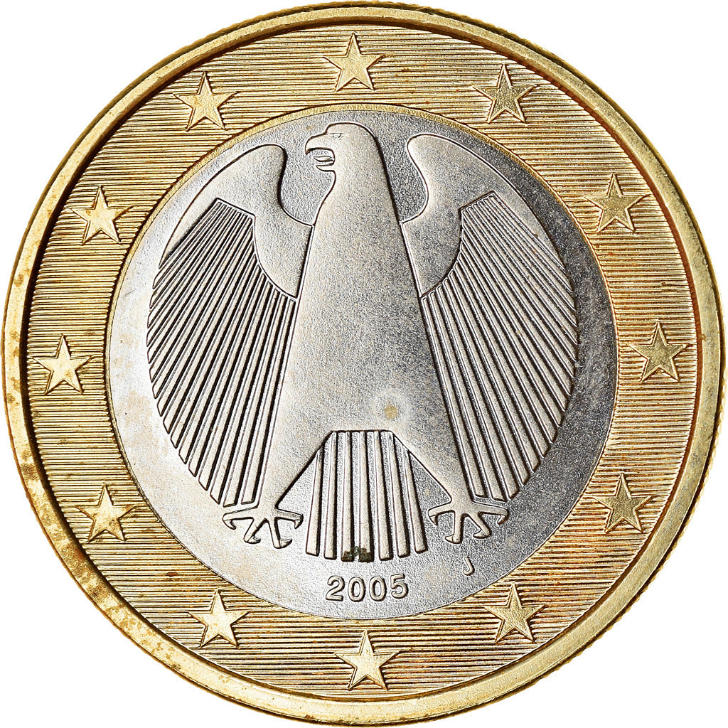 Niemcy - RFN, Euro, 2005, Hambourg, MS(63), Bimetaliczny, KM:213