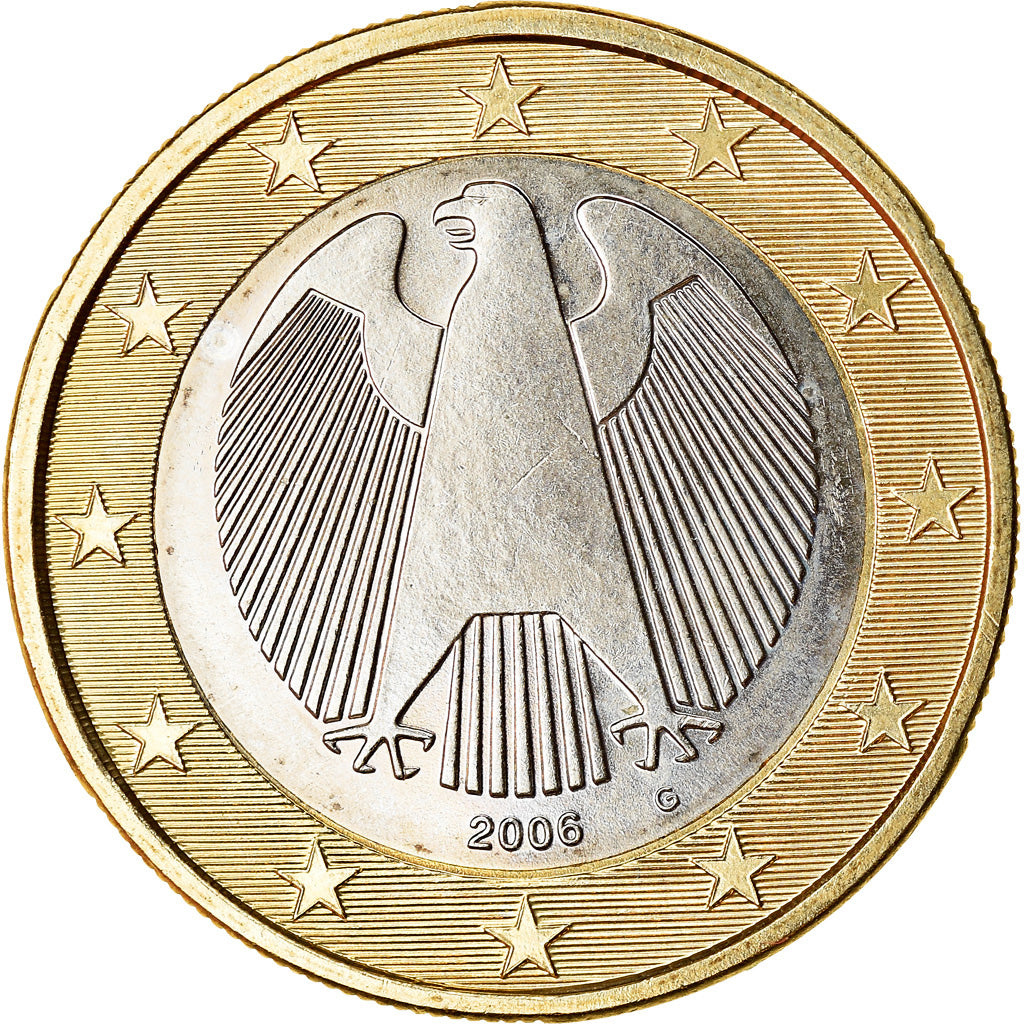 Niemcy - RFN, Euro, 2006, Karlsruhe, MS(63), Bimetaliczny, KM:213