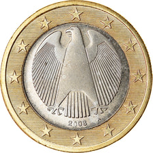 GERMANY - FEDERAL REPUBLIC, Euro, 2008, MS(63), Bi-Metallic, KM:257