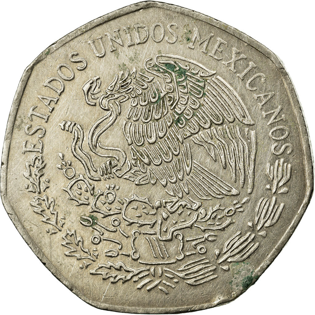 Moneda, México, 10 Pesos, 1980, Mexico City, MBC+, Cobre - níquel, KM:477.2