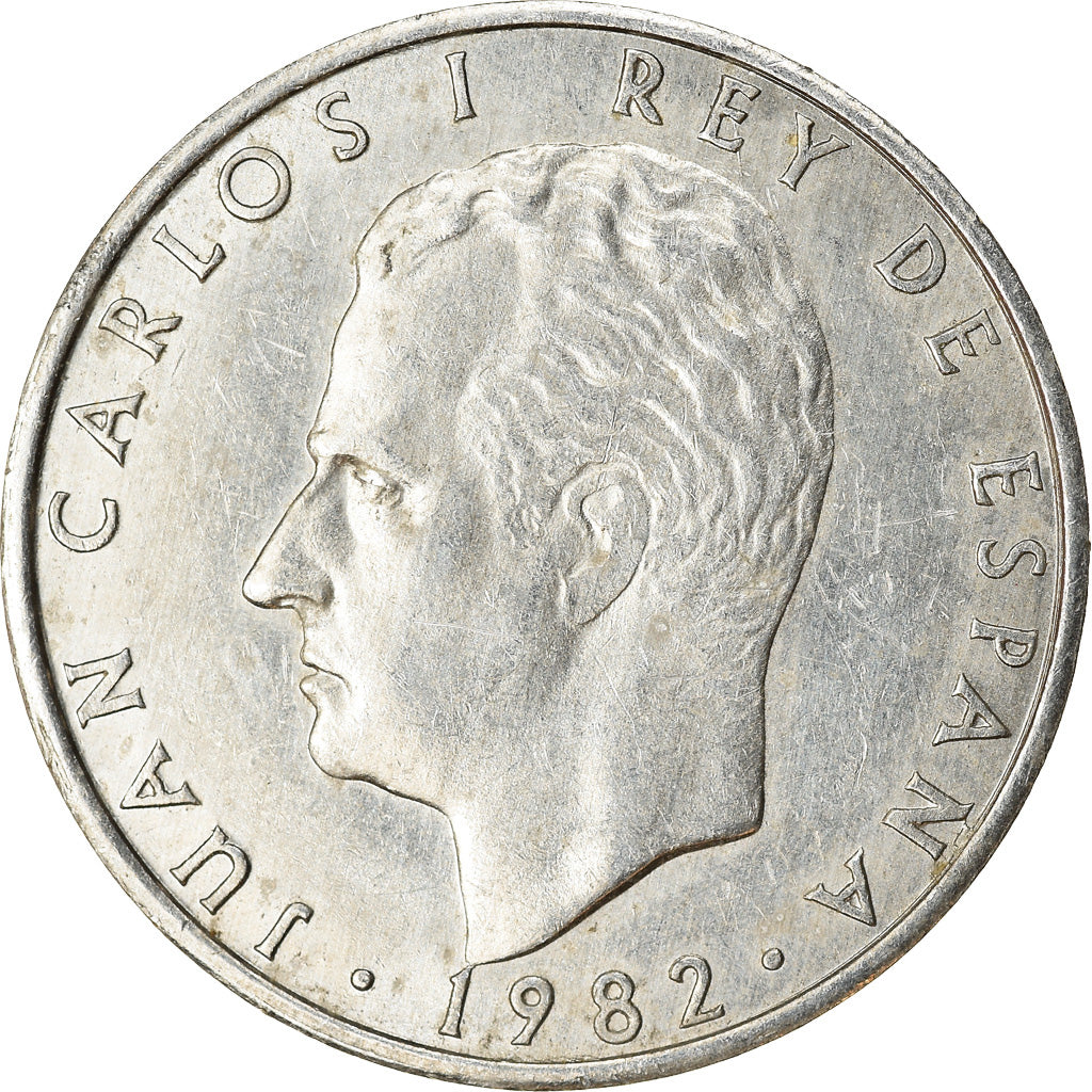 Monnaie, Espagne, Juan Carlos I, 2 Pesetas, 1982, TTB, Aluminium, KM:822