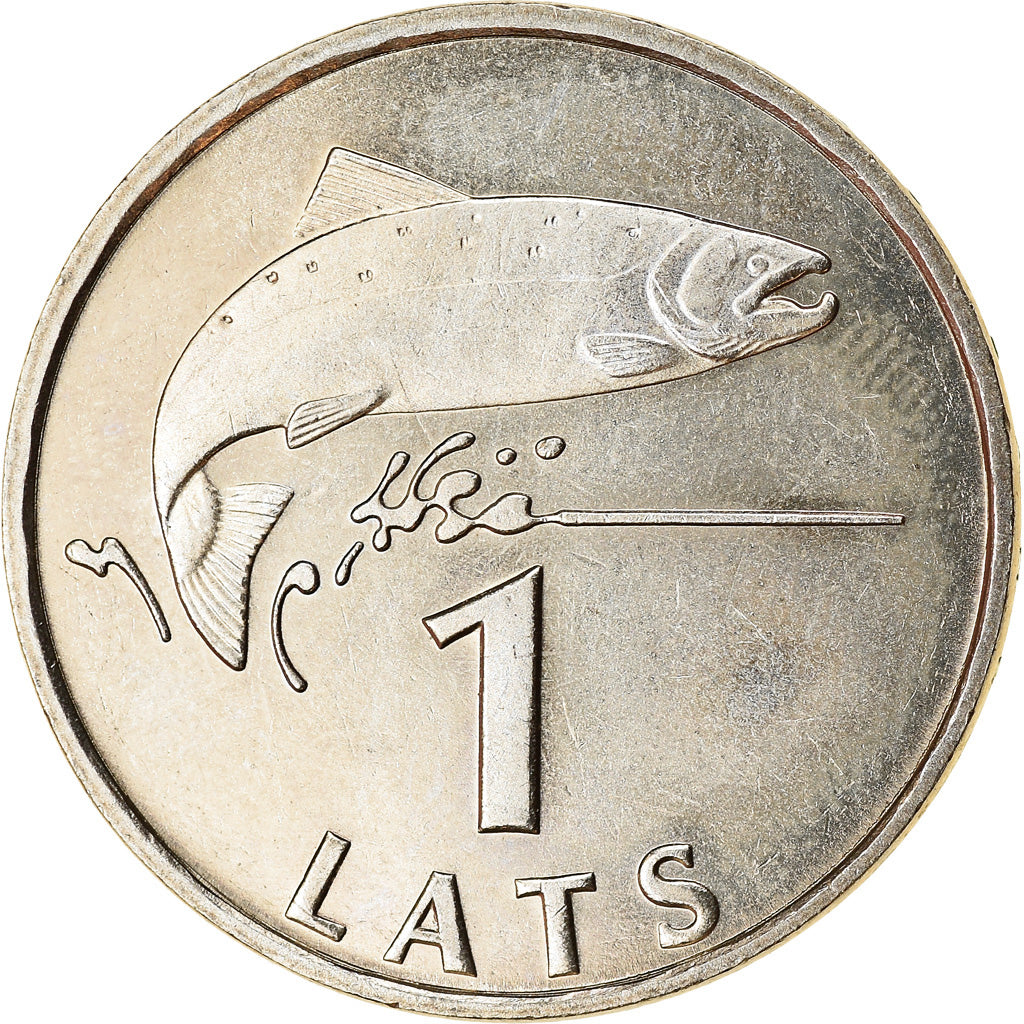 Coin, Latvia, Lats, 1992, MS(63), Copper-nickel, KM:12