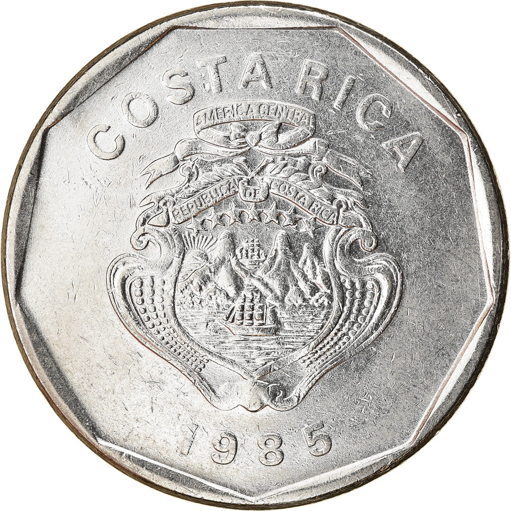 Monnaie, Costa Rica, 20 Colones, 1985, SPL, Stainless Steel, KM:216.2