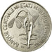 Moneta, Kraje Afryki Zachodniej, 100 Francs, 1976, AU(50-53), Nikiel, KM:4