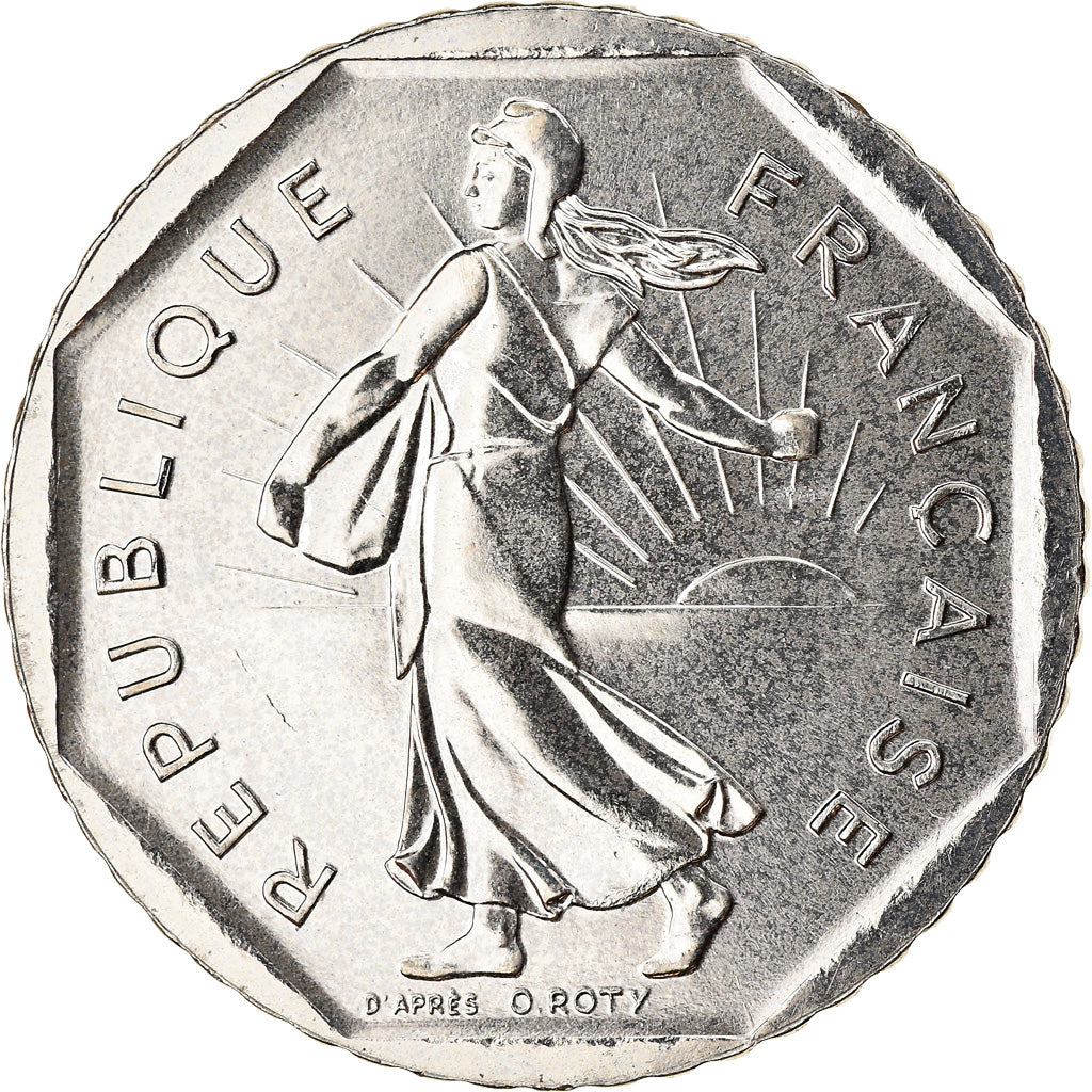 Coin, France, Semeuse, 2 Francs, 2001, Paris, BU, MS(65-70), Nickel, KM:942.1