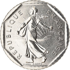 Coin, France, Semeuse, 2 Francs, 2001, Paris, BU, MS(65-70), Nickel, KM:942.1