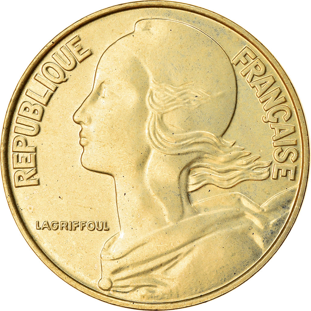Munten, Frankrijk, Marianne, 20 Centimes, 2001, Paris, BU, FDC, Aluminum-Bronze