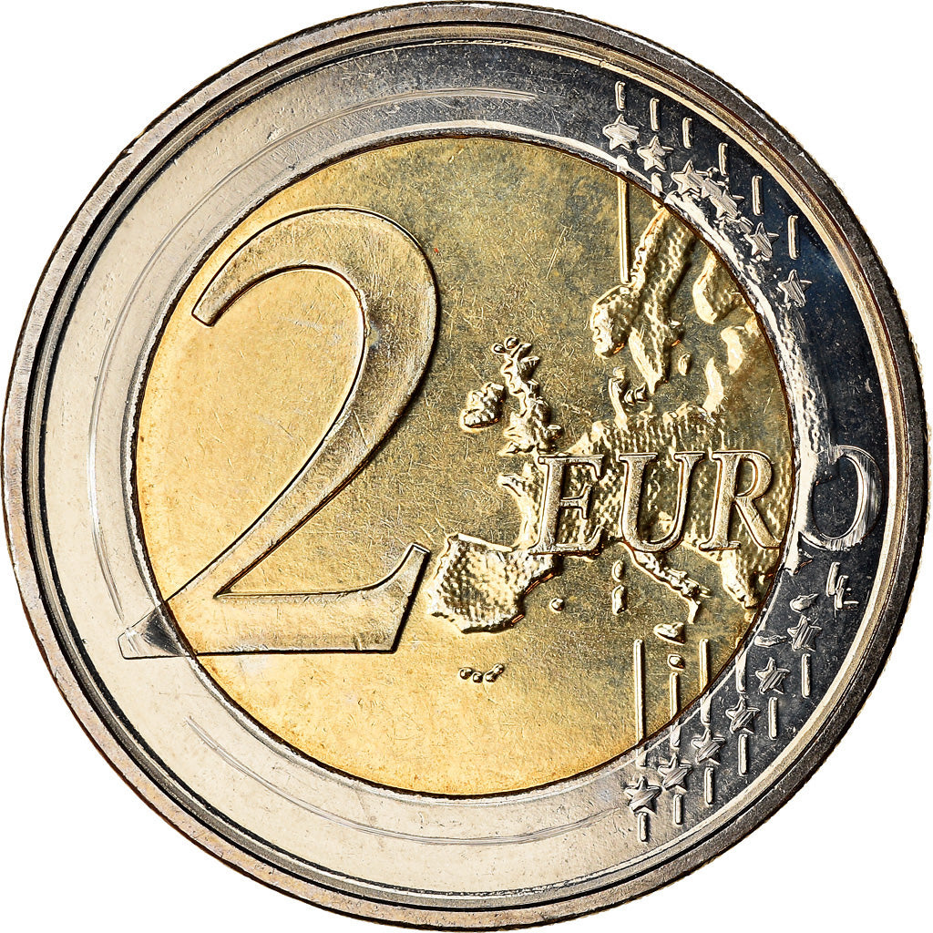 Belgien, 2 Euro, Traité de Rome 50 ans, 2007, UNZ+, Bi-Metallic, KM:247