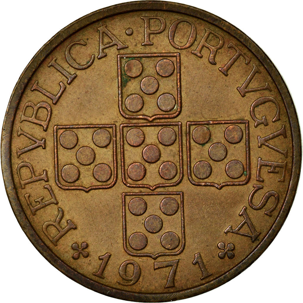 Monnaie, Portugal, Escudo, 1971, TTB+, Bronze, KM:597