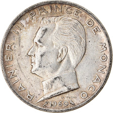 Monnaie, Monaco, Rainier III, 5 Francs, 1960, TB+, Argent, Gadoury:MC 152