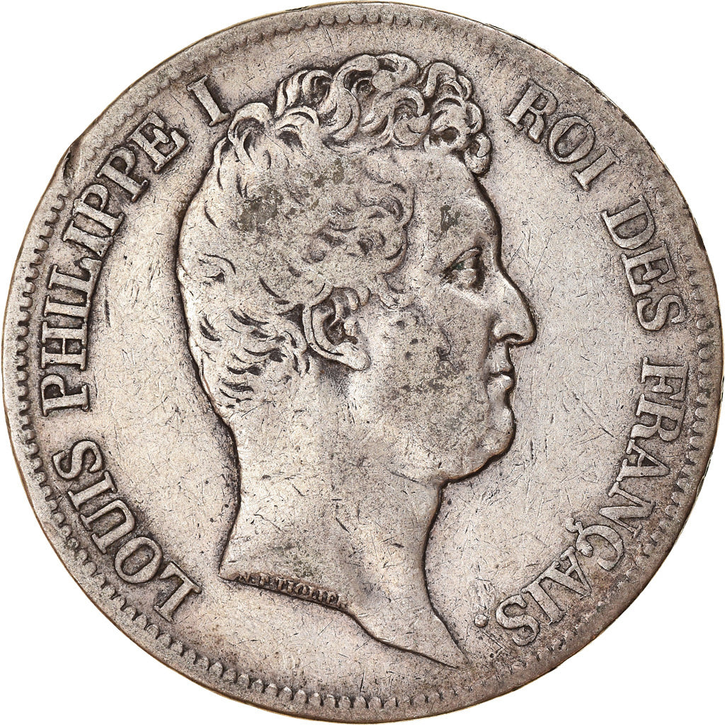 Coin, France, Louis-Philippe, 5 Francs, 1831, Limoges, VF(20-25), Silver