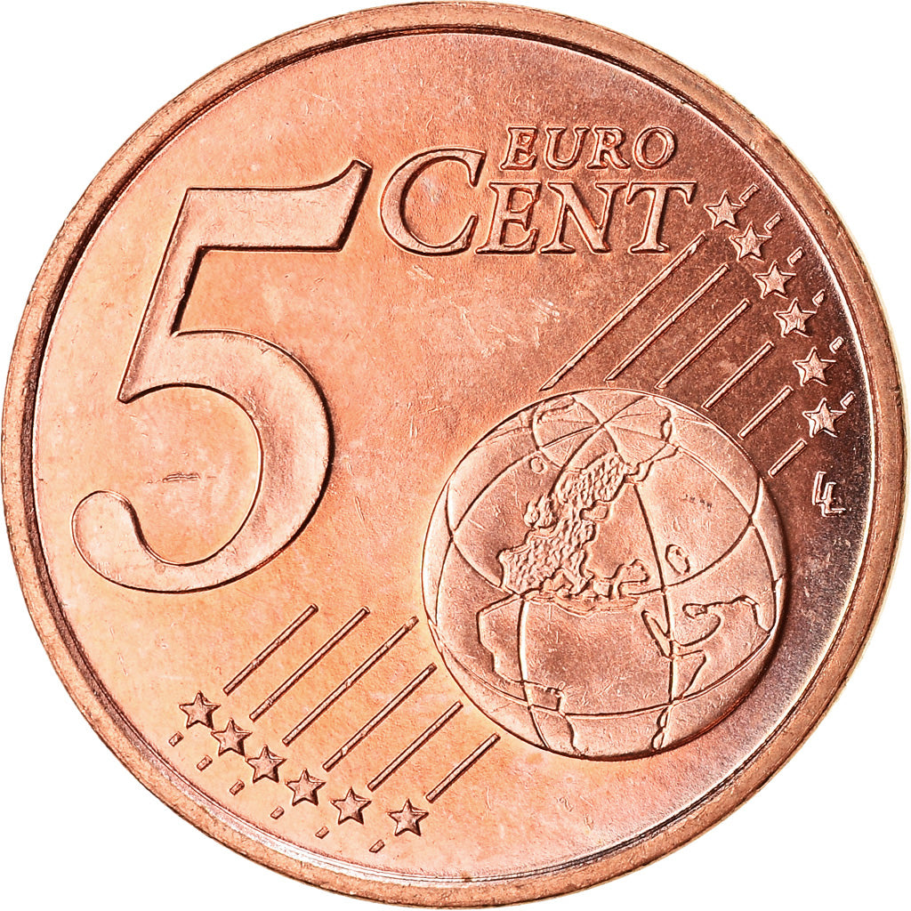 Frankrijk, 5 Euro Cent, 1999, PR, Copper Plated Steel, KM:1284