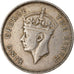 Munten, Mauritius, George VI, Rupee, 1951, ZF, Copper-nickel, KM:29.1
