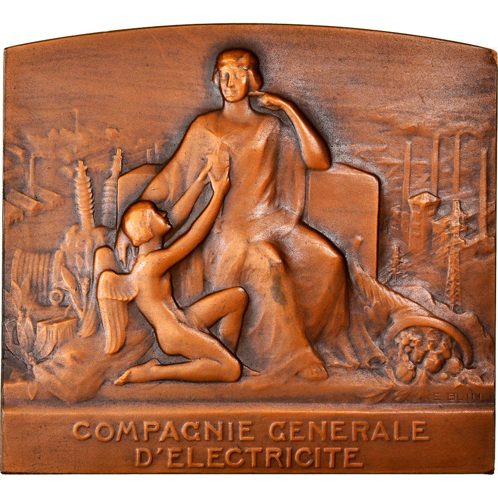 France, Médaille, Compagnie Générale d'Electricité, Business & industry