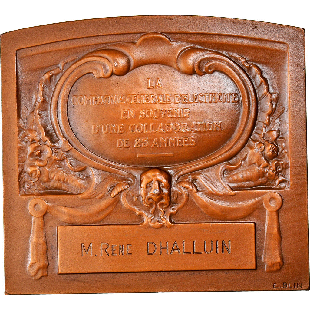 France, Médaille, Compagnie Générale d'Electricité, Business & industry