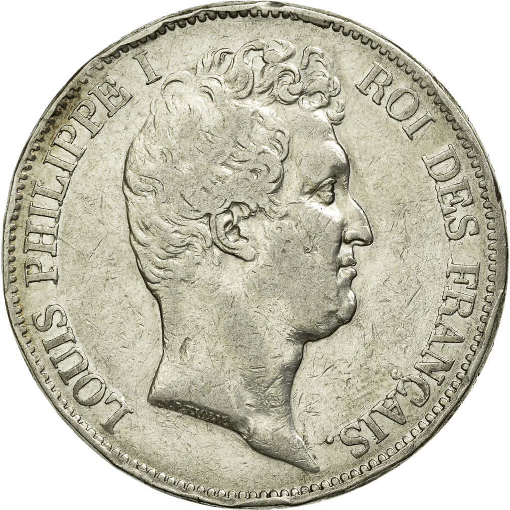 Coin, France, Louis-Philippe, 5 Francs, 1830, Paris, VF(30-35), Silver