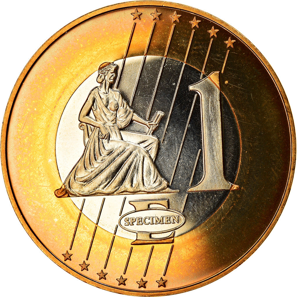 Estonia, Fantasy euro patterns, Euro, 2004, SPL, Bi-Metallic