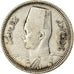 Moneta, Egipt, Farouk, 2 Piastres, 1937, British Royal Mint, EF(40-45), Srebro
