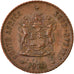 Coin, South Africa, 1/2 Cent, 1970, EF(40-45), Bronze, KM:81