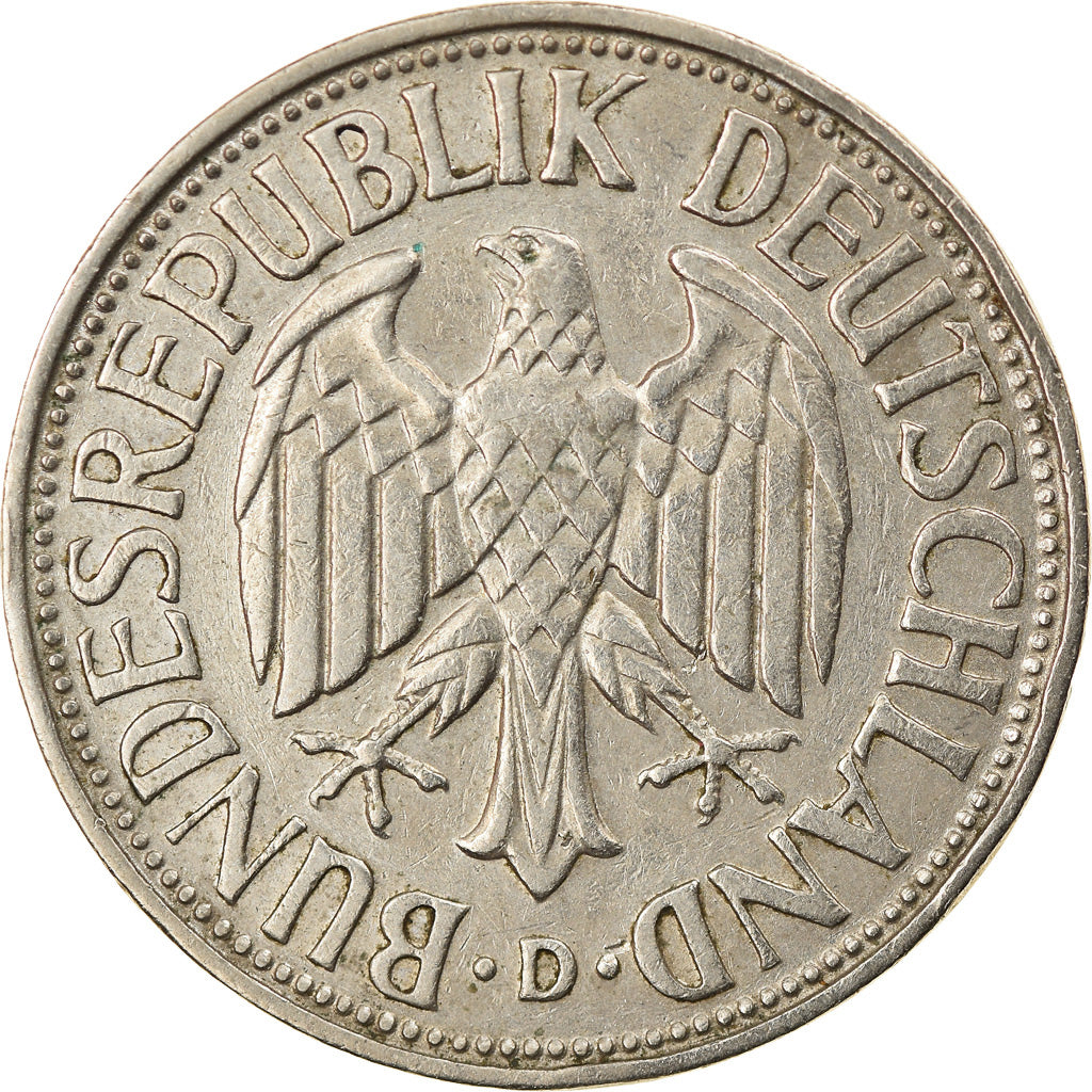 Moneta, GERMANIA - REPUBBLICA FEDERALE, Mark, 1954, Munich, BB, Rame-nichel