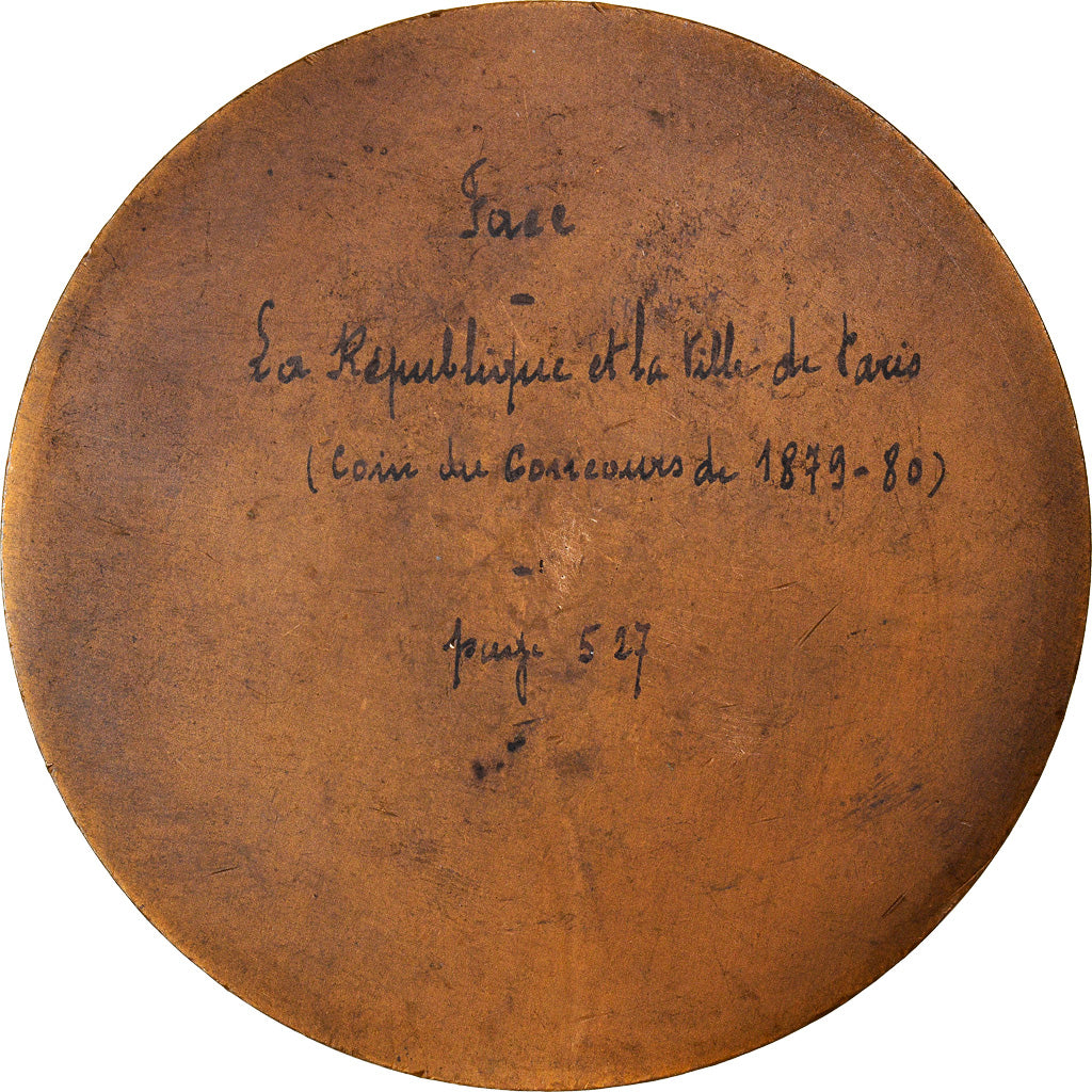 Francja, Medal, Centenaire du Chimiste Chevreul, Coin du Concours de, 1879-1880