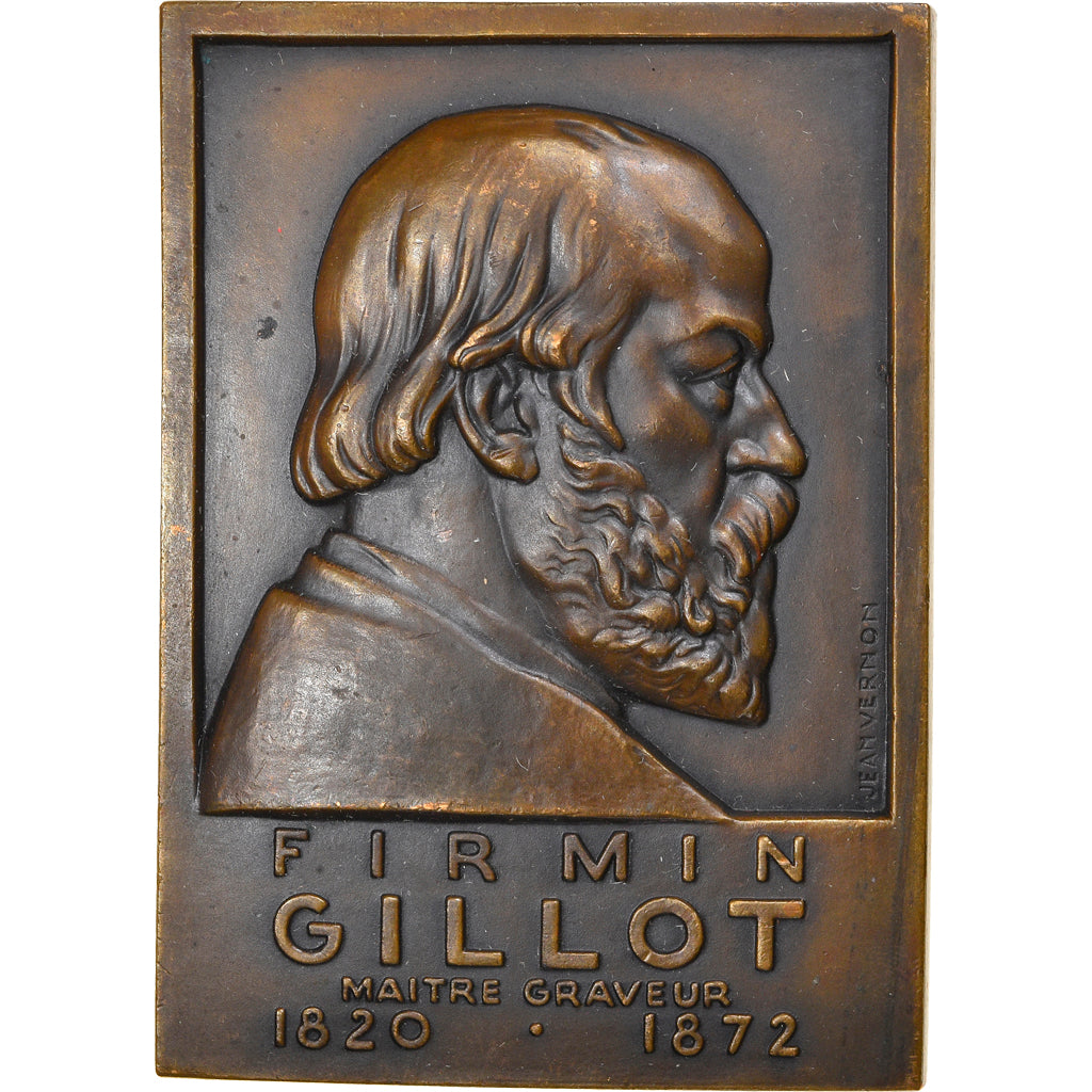 France, Médaille, Firmin Gillot, Inventeur du Cliché Typographique, 1948