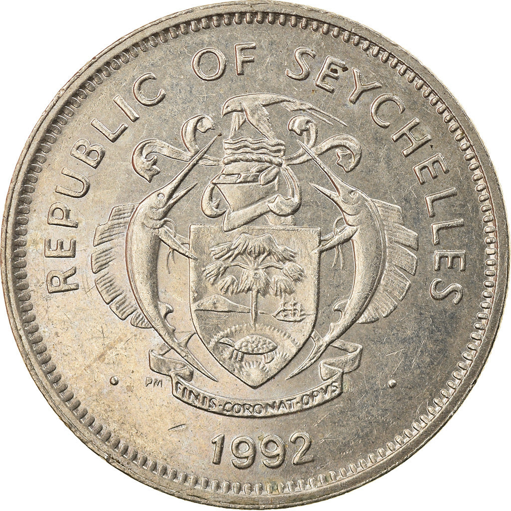 Monnaie, Seychelles, Rupee, 1992, TTB, Copper-nickel, KM:50.2
