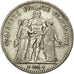 Coin, France, Hercule, 5 Francs, 1877, Bordeaux, VF(30-35), Silver, KM:820.2