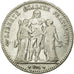 Coin, France, Hercule, 5 Francs, 1876, Bordeaux, VF(30-35), Silver, KM:820.2