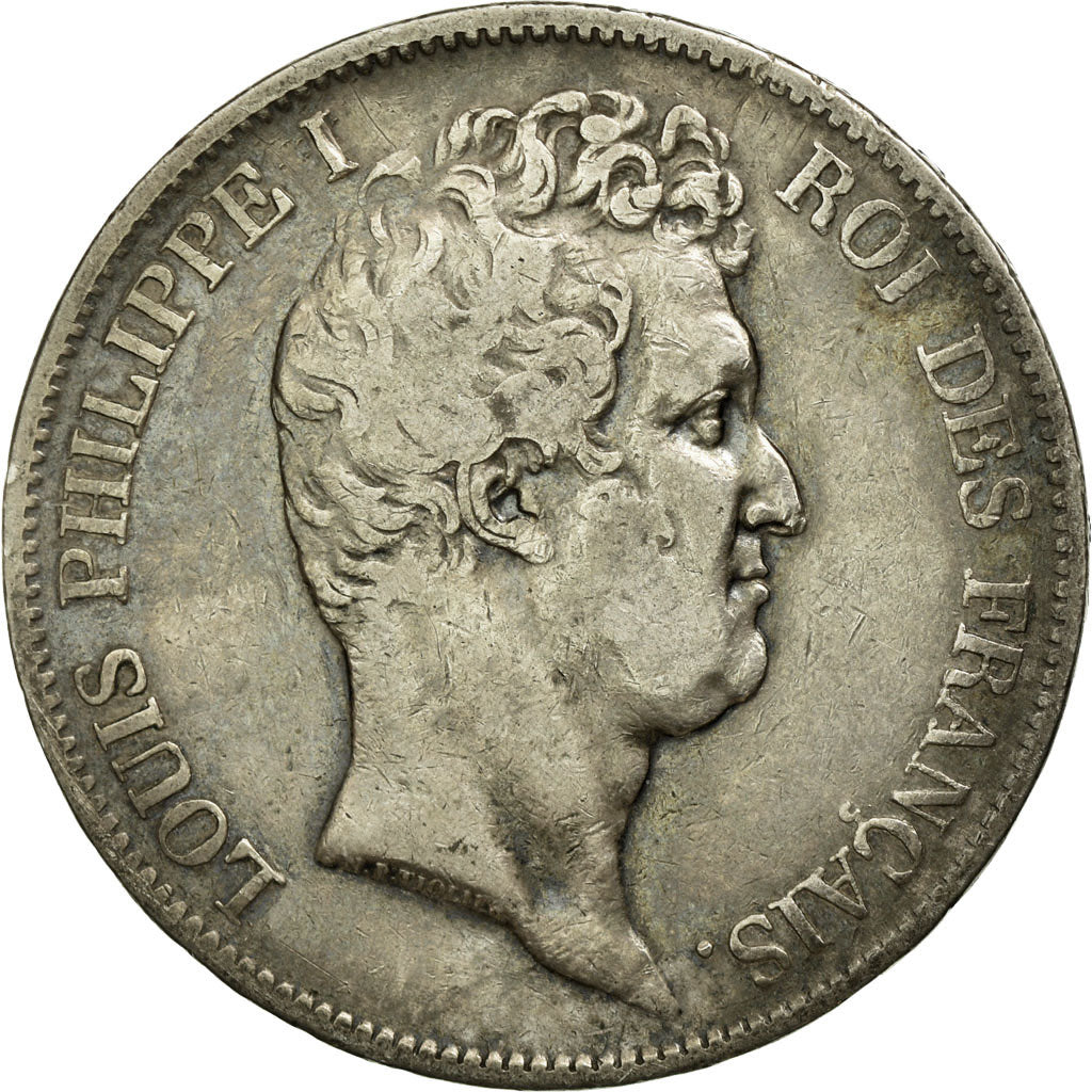 Coin, France, Louis-Philippe, 5 Francs, 1831, Limoges, VF(30-35), Silver