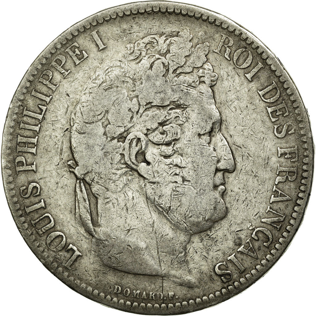 Coin, France, Louis-Philippe, 5 Francs, 1831, Nantes, VF(20-25), Silver