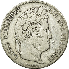 Münze, Frankreich, Louis-Philippe, 5 Francs, 1835, Paris, S, Silber, KM:749.1