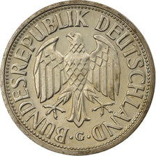 Coin, GERMANY - FEDERAL REPUBLIC, Mark, 1950, Karlsruhe, AU(55-58)