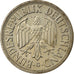 Coin, GERMANY - FEDERAL REPUBLIC, Mark, 1950, Karlsruhe, AU(55-58)