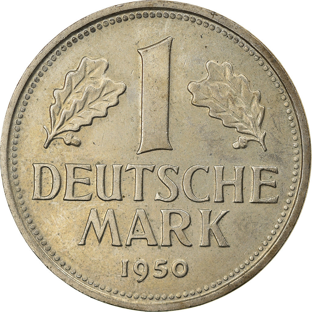 Moneda, ALEMANIA - REPÚBLICA FEDERAL, Mark, 1950, Karlsruhe, EBC, Cobre -