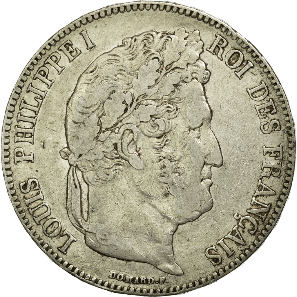 Monnaie, France, Louis-Philippe, 5 Francs, 1838, Rouen, TB+, Argent, KM:749.2