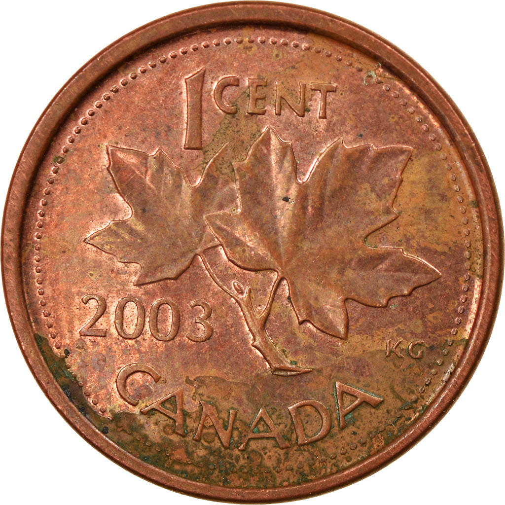 Münze, Kanada, Elizabeth II, Cent, 2003, Royal Canadian Mint, SS, Copper Plated