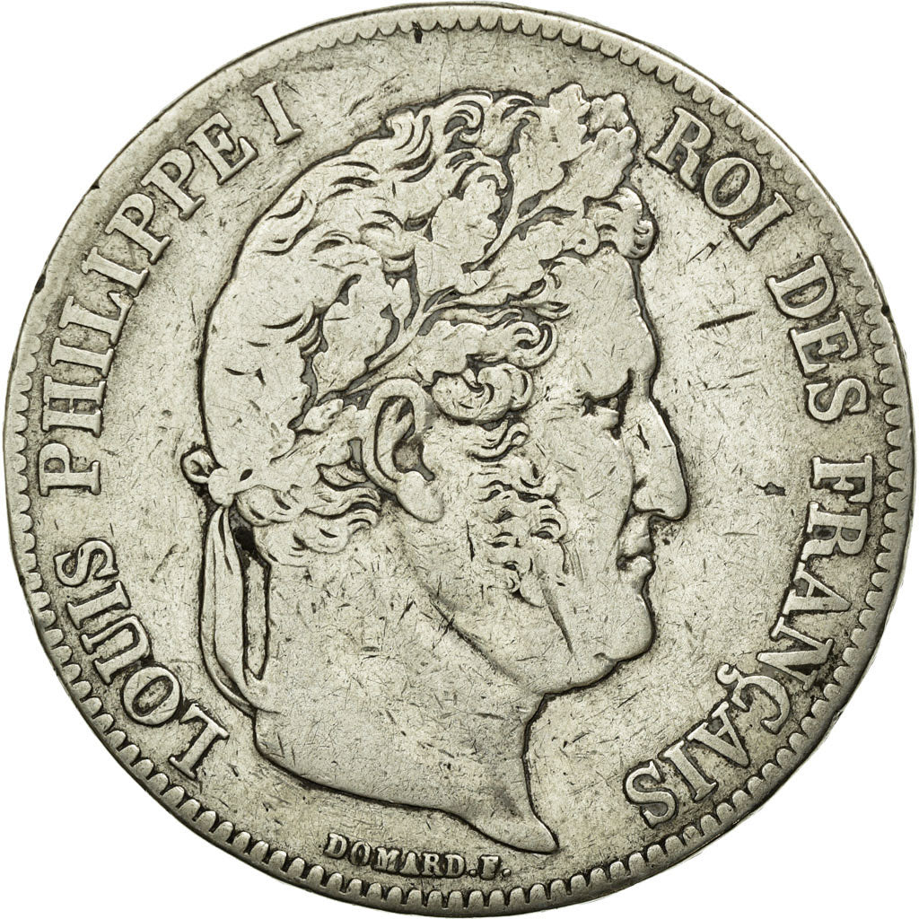 Monnaie, France, Louis-Philippe, 5 Francs, 1839, Paris, TB, Argent, KM:749.1