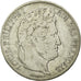 Moneda, Francia, Louis-Philippe, 5 Francs, 1840, Lille, BC+, Plata, KM:749.13