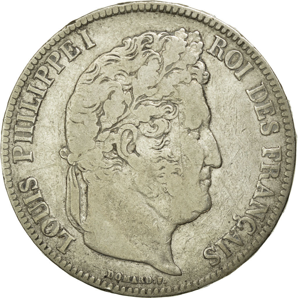 Monnaie, France, Louis-Philippe, 5 Francs, 1837, Paris, TB, Argent, KM:749.1