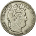 Coin, France, Louis-Philippe, 5 Francs, 1833, Lyon, VF(20-25), Silver, KM:749.4