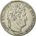 Moneda, Francia, Louis-Philippe, 5 Francs, 1832, Strasbourg, BC+, Plata