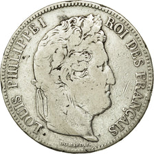 Coin, France, Louis-Philippe, 5 Francs, 1834, La Rochelle, VF(30-35), Silver
