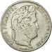 Moneda, Francia, Louis-Philippe, 5 Francs, 1832, Nantes, BC+, Plata, KM:749.12