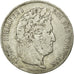 Moneta, Francia, Louis-Philippe, 5 Francs, 1834, Rouen, MB, Argento, KM:749.2