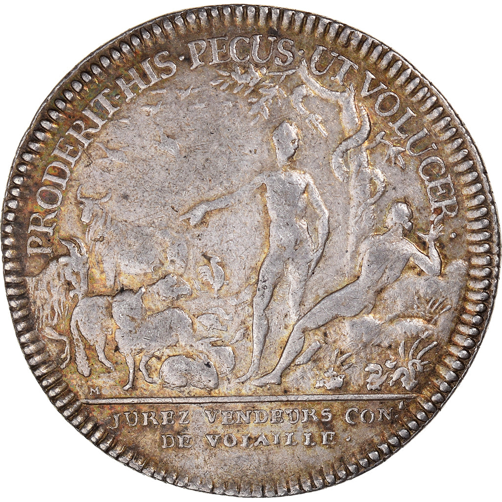 France, Token, Corporations, Marchands Teinturiers, History, Duvivier