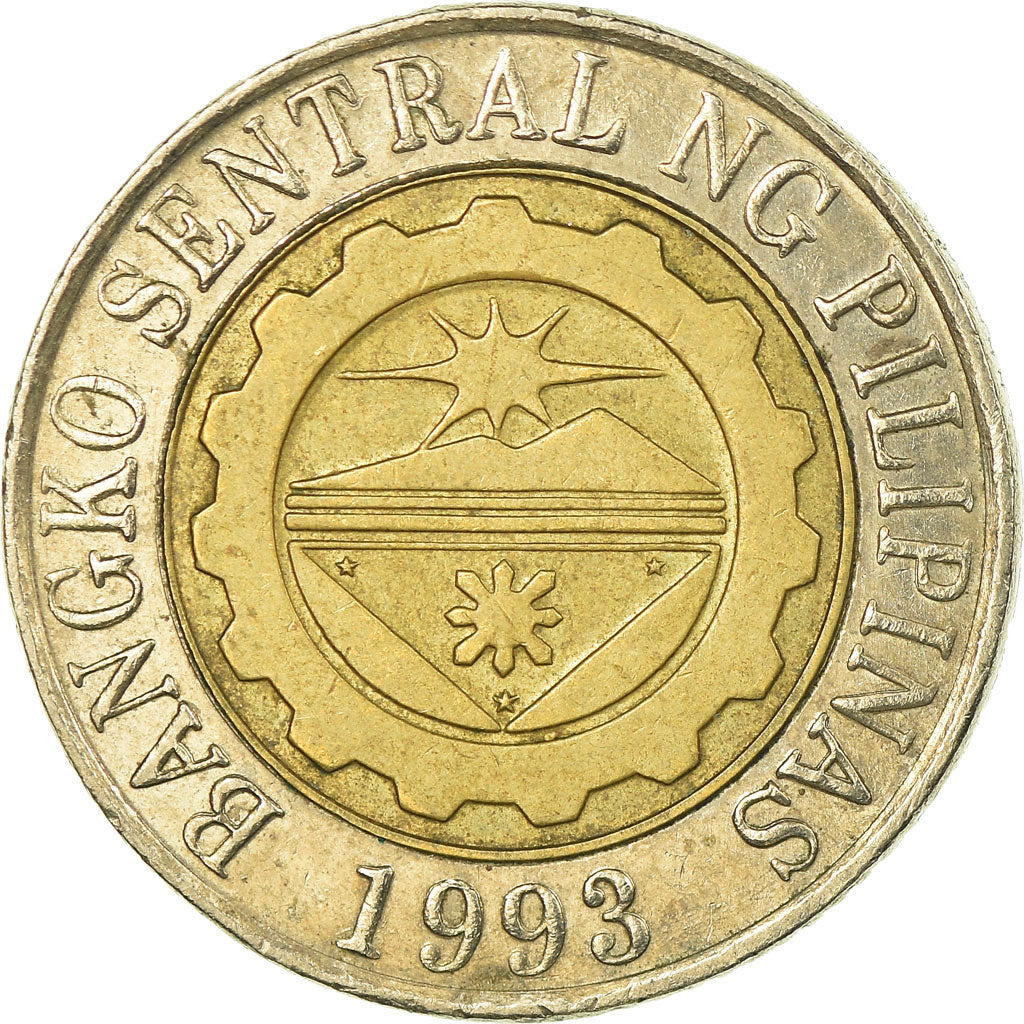 Munten, Fillipijnen, 10 Piso, 2004, Manila, FR+, Bi-Metallic, KM:278