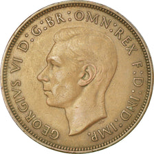 Moneta, Gran Bretagna, George VI, Penny, 1946, BB, Bronzo, KM:845