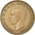 Moneta, Gran Bretagna, George VI, Penny, 1946, BB, Bronzo, KM:845