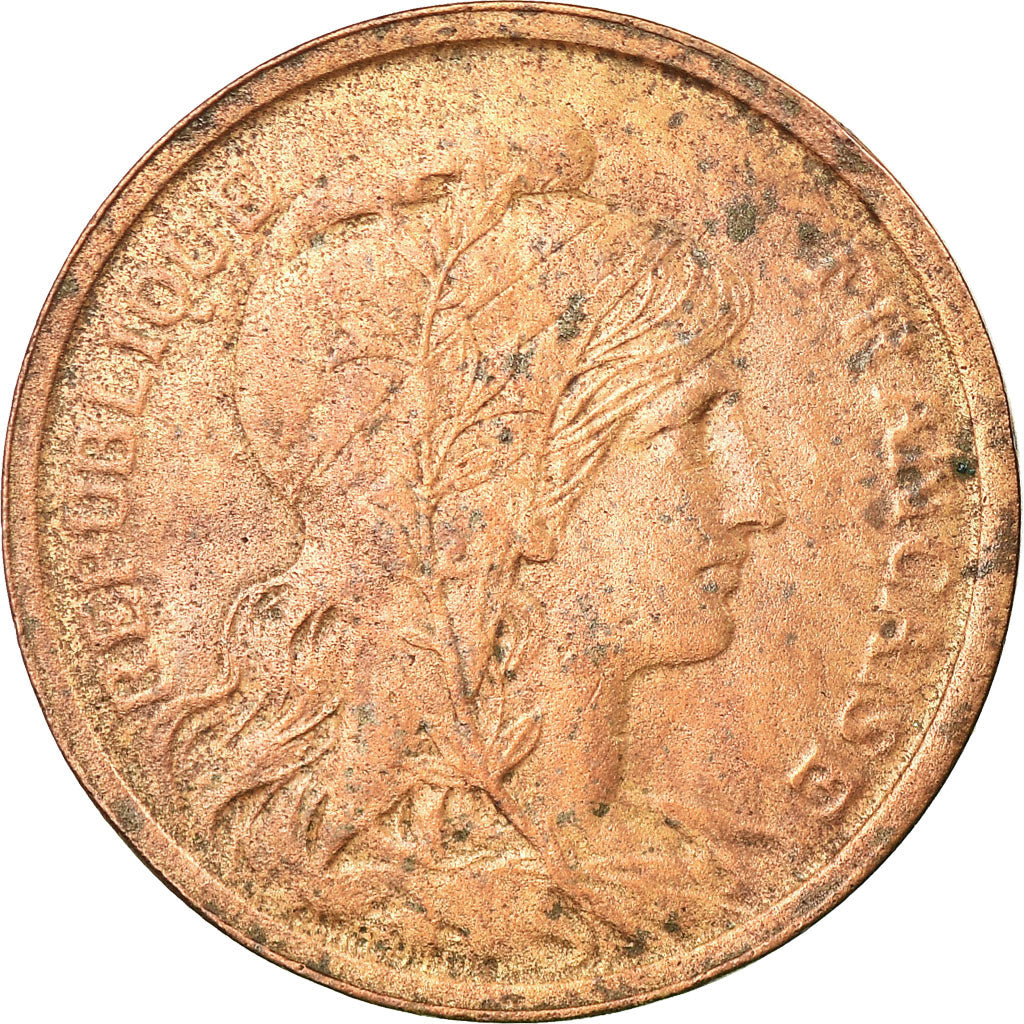 Coin, France, Dupuis, 2 Centimes, 1919, Paris, EF(40-45), Bronze, KM:841